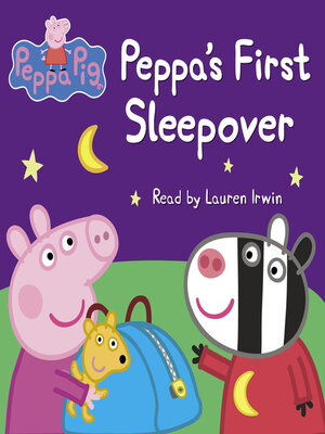 cover image of Peppa's First Sleepover (Peppa Pig)